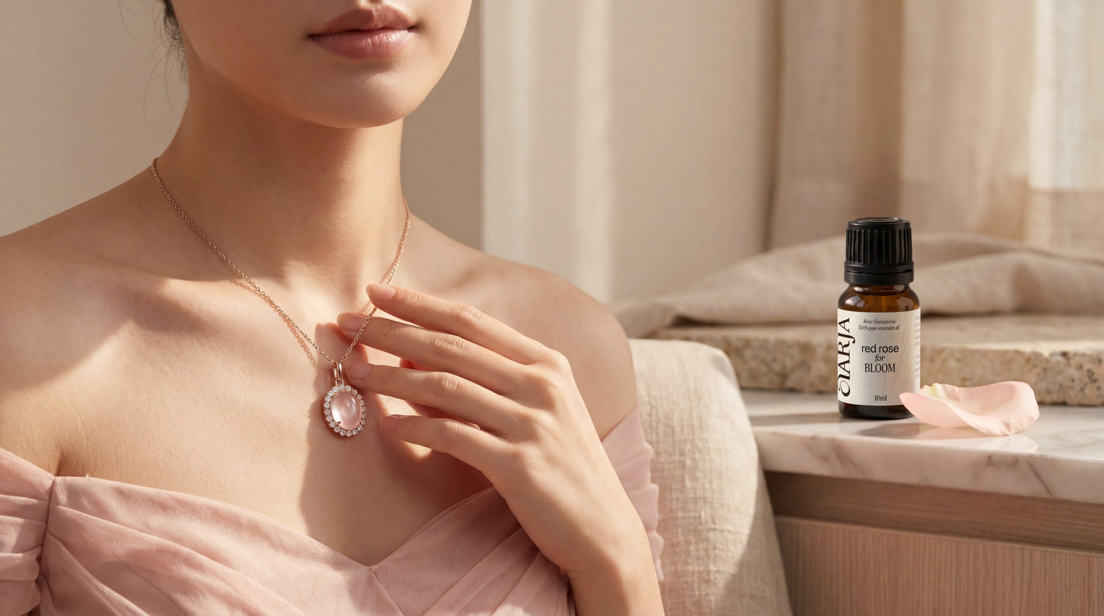 Rose Quartz Healing Properties — And How Aromatherapy Jewelry Makes Them Wearable