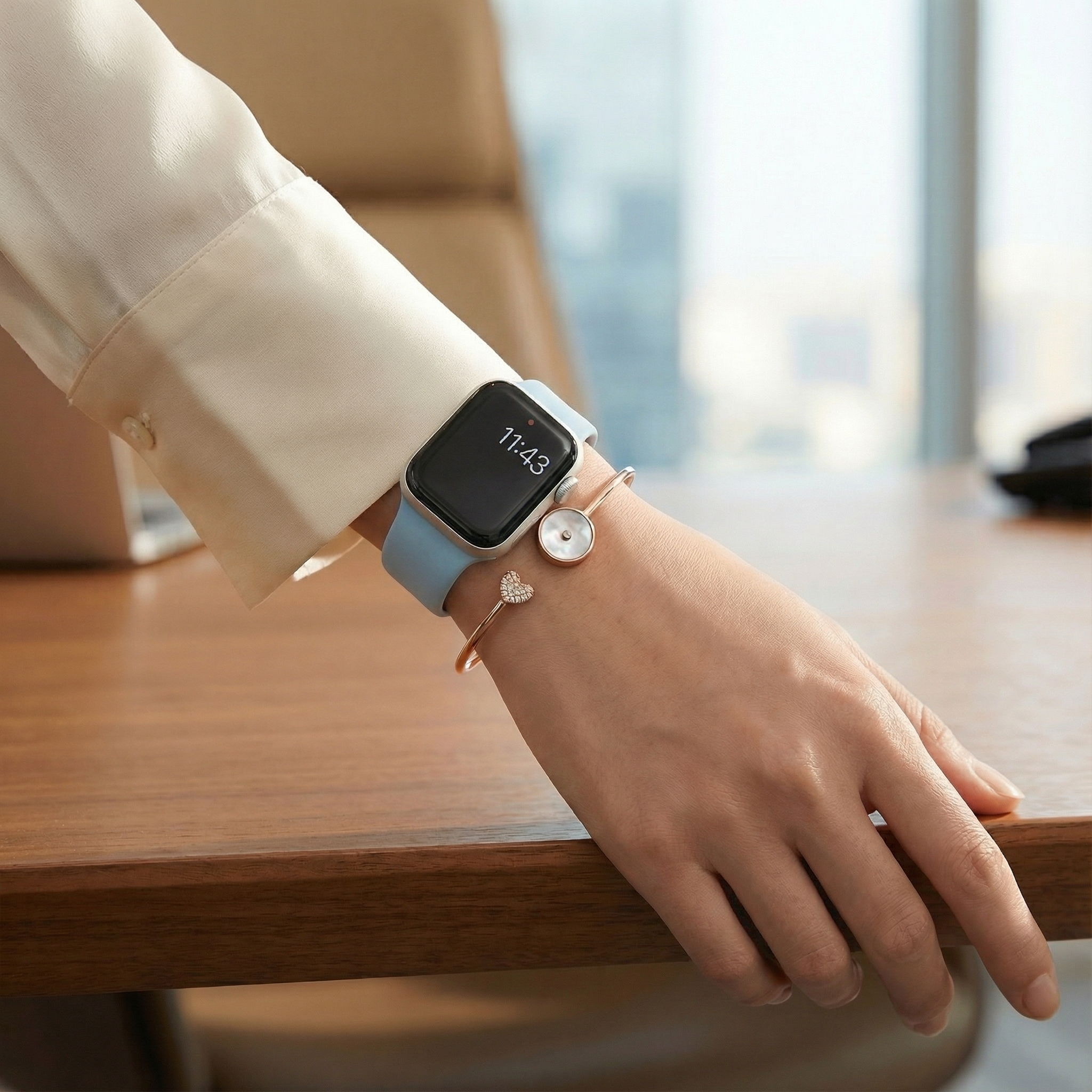 The White Mother of Pearl Series Bracelet