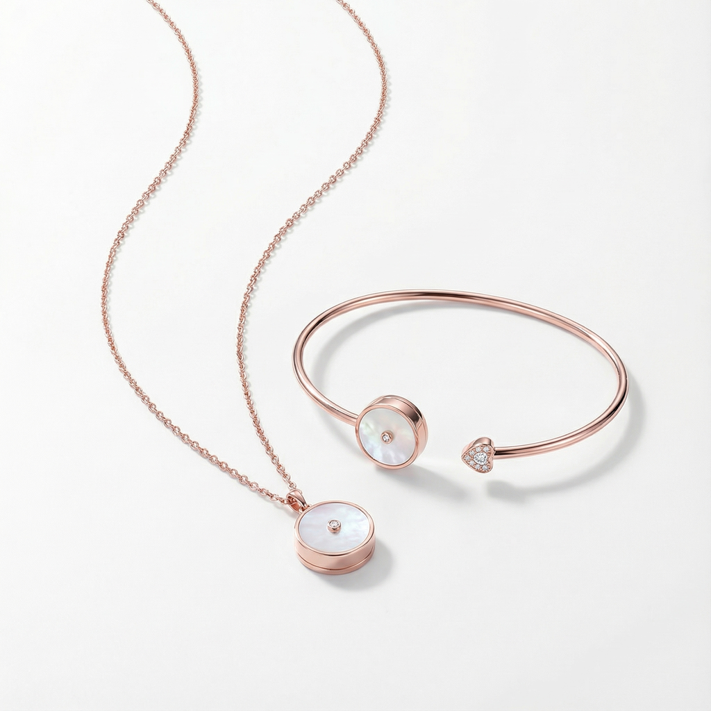 The White Mother of Pearl Series Bracelet