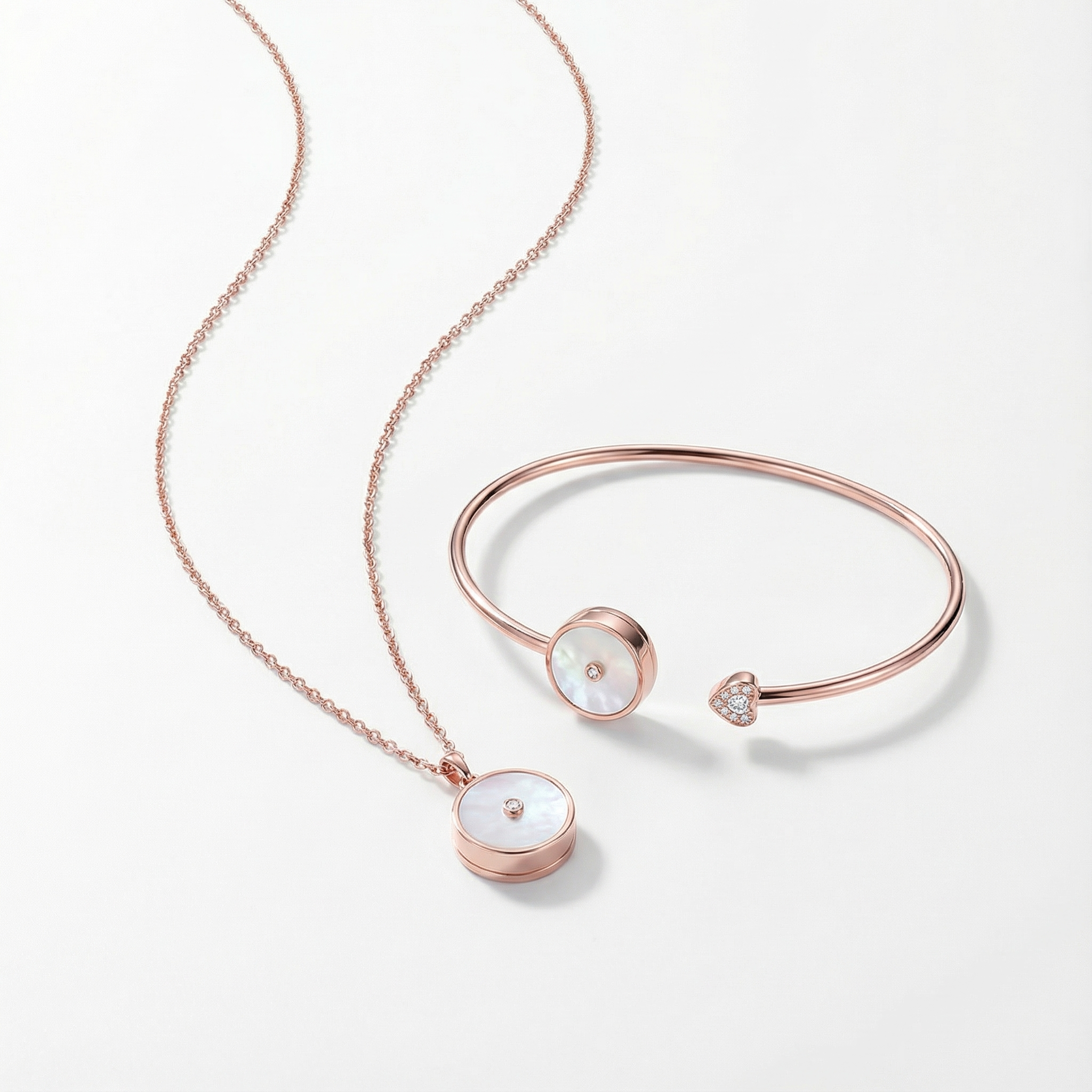 The White Mother of Pearl Series Bracelet