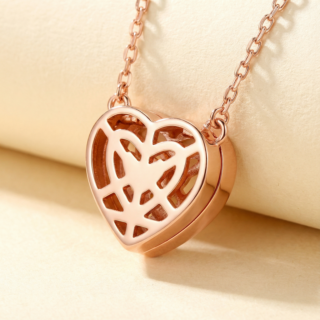 The Red Agate Heart Series Pendant