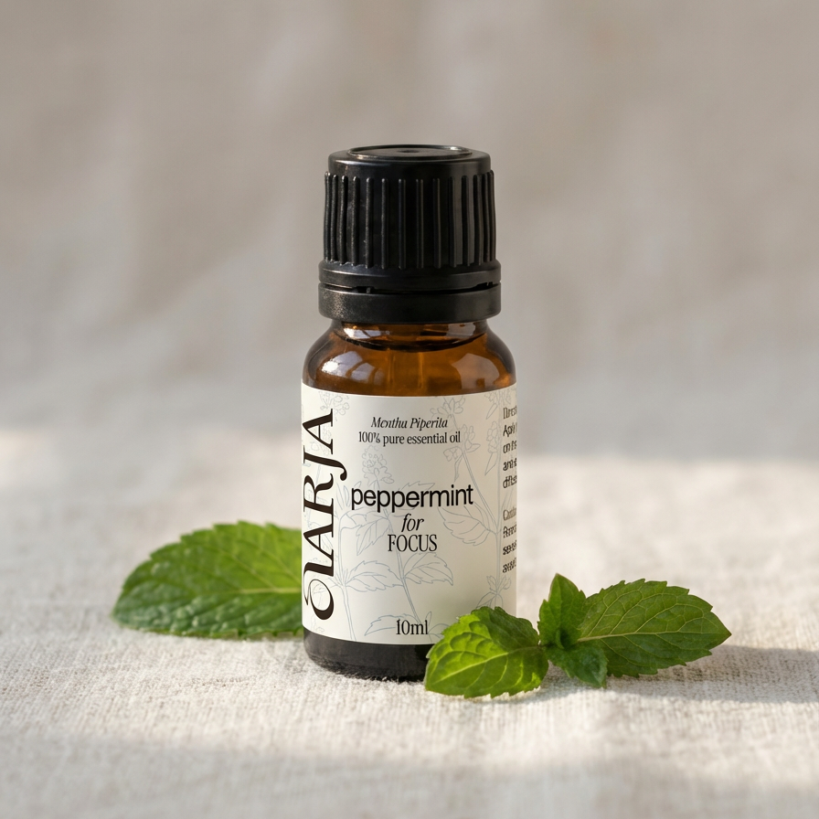 focus peppermint essential oil for clarity and alertness