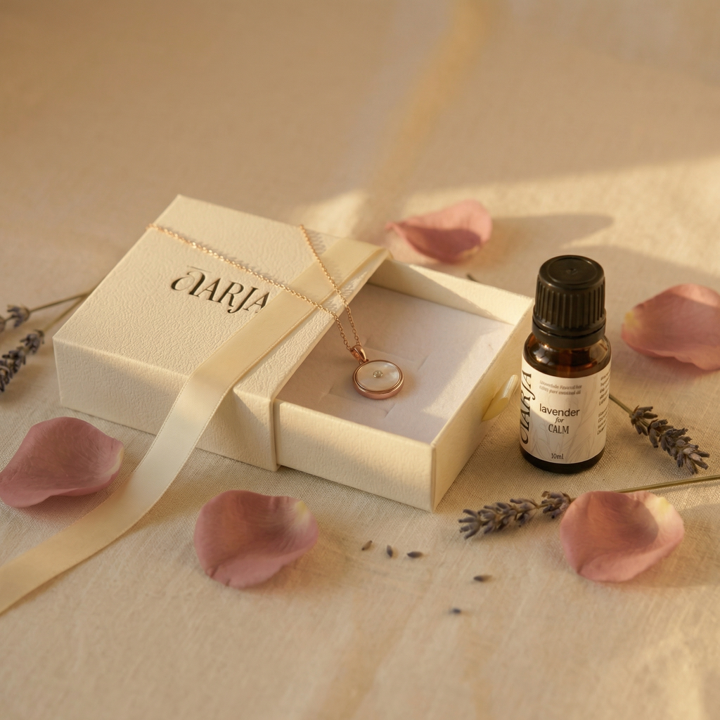 aromatherapy necklace gift idea