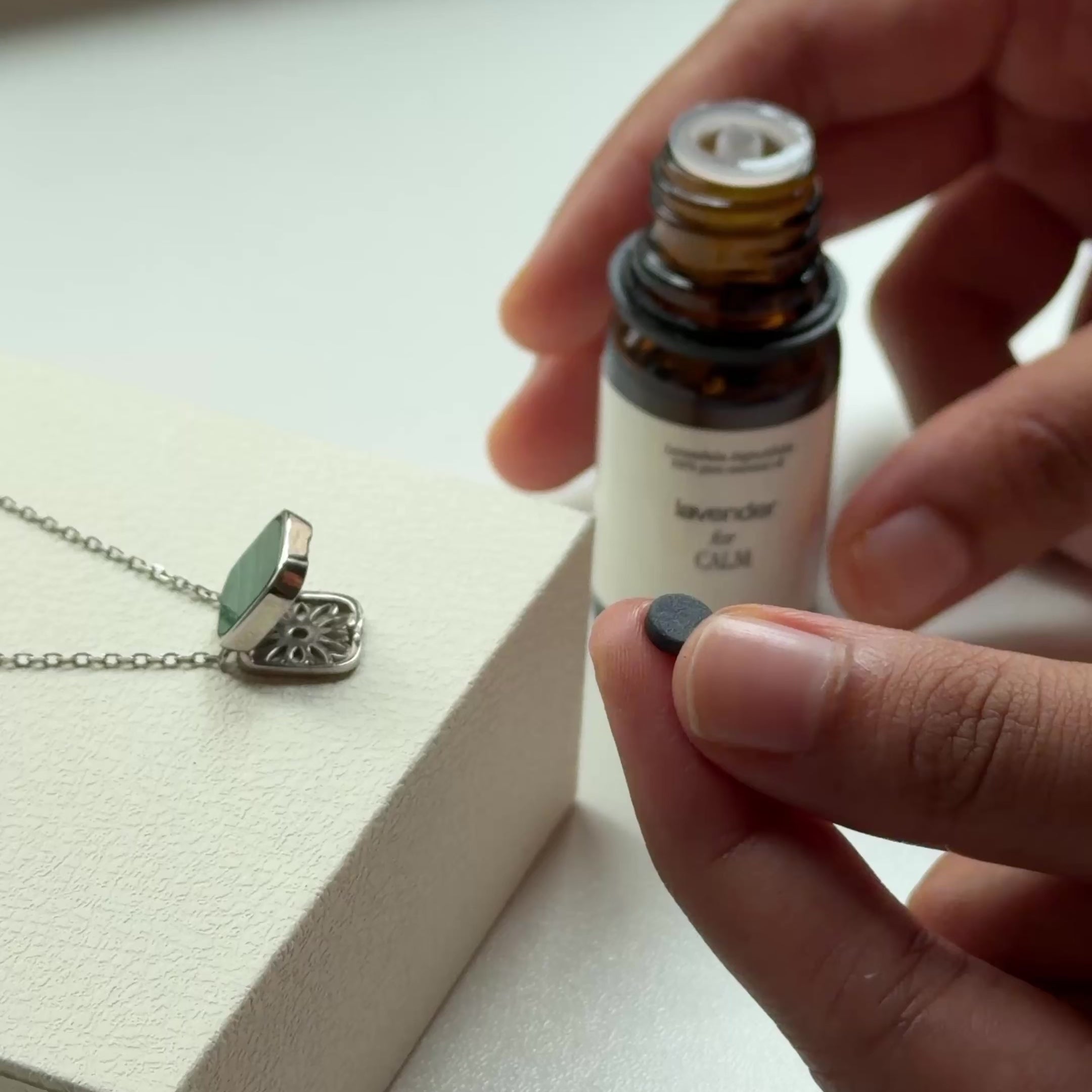 Malachite Square Necklace