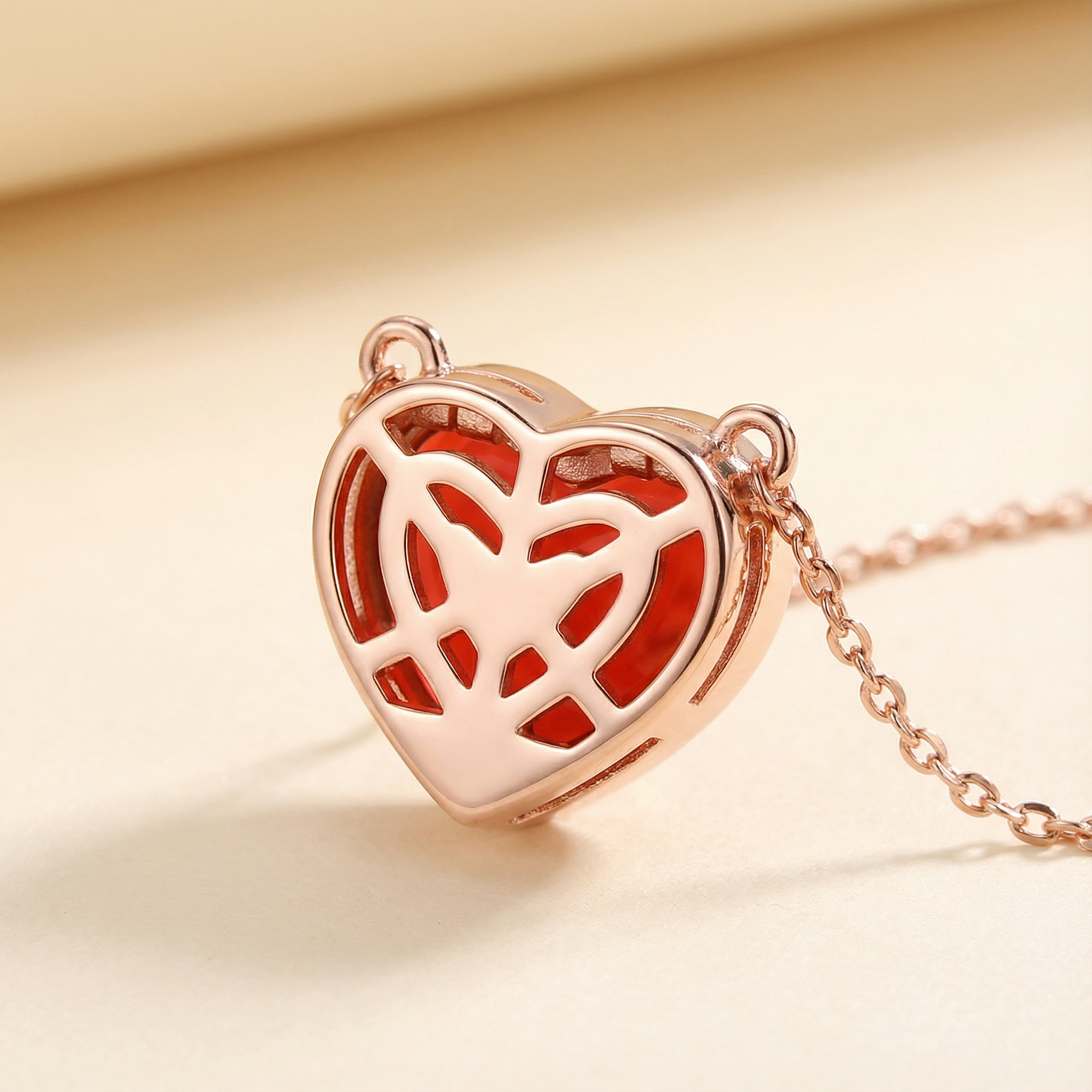 The Red Agate Heart Series Bracelet